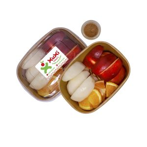 Combo Lê sữa – Táo – Cam vàng cắt sẵn – 500gram – XM006