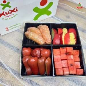 Box Trái cây cắt sẵn 4 khay - XB4003