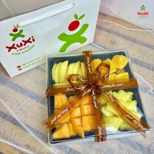Box Trái cây cắt sẵn 4 khay - XB4005