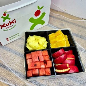 Box Trái cây cắt sẵn 4 khay - XB4007