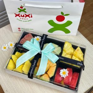 Box trái cây cắt sẵn 6 ngăn - XB6008