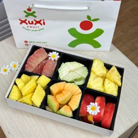 Box trái cây cắt sẵn 6 ngăn - XB6008