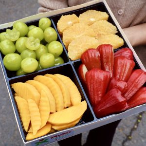 Box Trái cây cắt sẵn 4 khay - XB4021