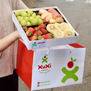 Box Trái cây cắt sẵn 4 khay - XB4023