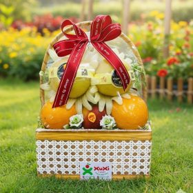 Giỏ Trái Cây Chữ Nhật Cói 350K