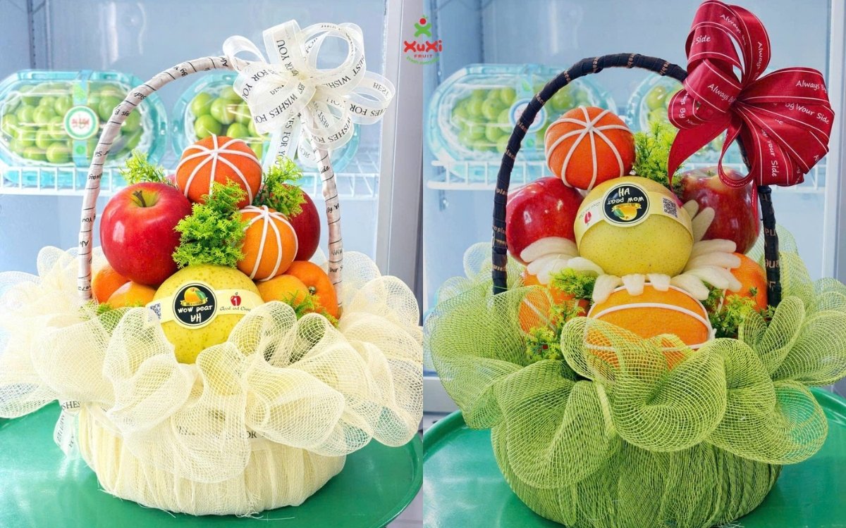 giỏ trái cây khai trương