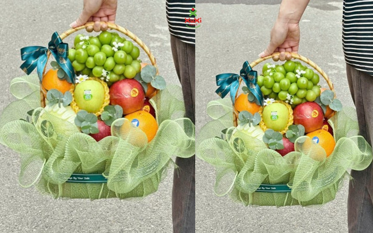 giỏ trái cây khai trương