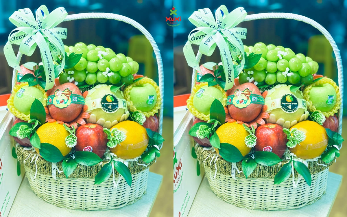 giỏ trái cây khai trương