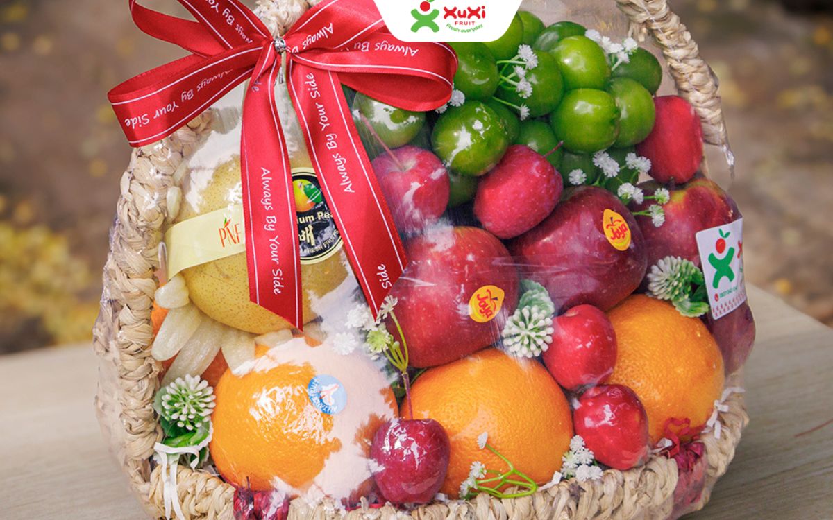 giỏ trái cây mừng khai trương