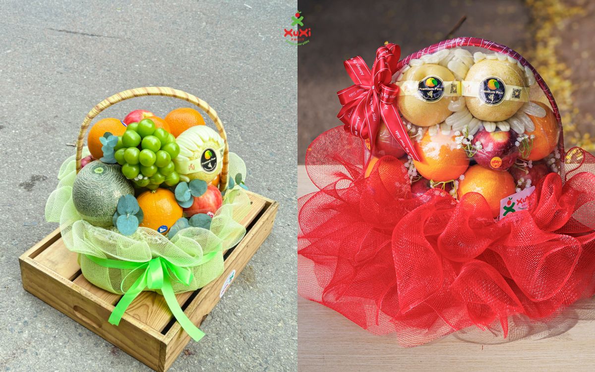 giỏ trái cây mừng khai trương